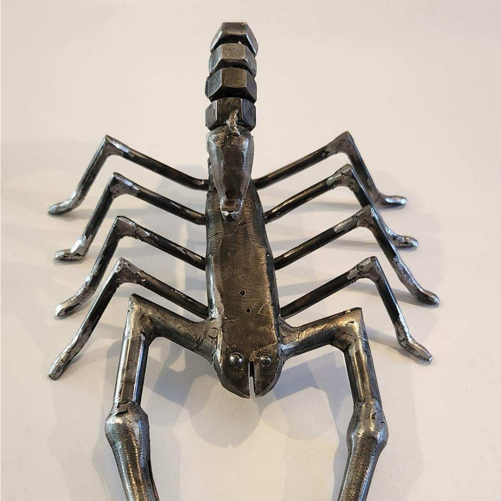 Metal heart Scorpion beautiful unique piece no two pieces are the same 8x4x6